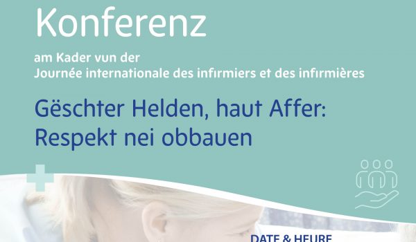 Save the date : Konferenz am Kader vun der Journée internationale des infirmiers et des infirmières